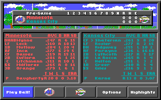 HardBall III screenshot 5 for Super Nintendo